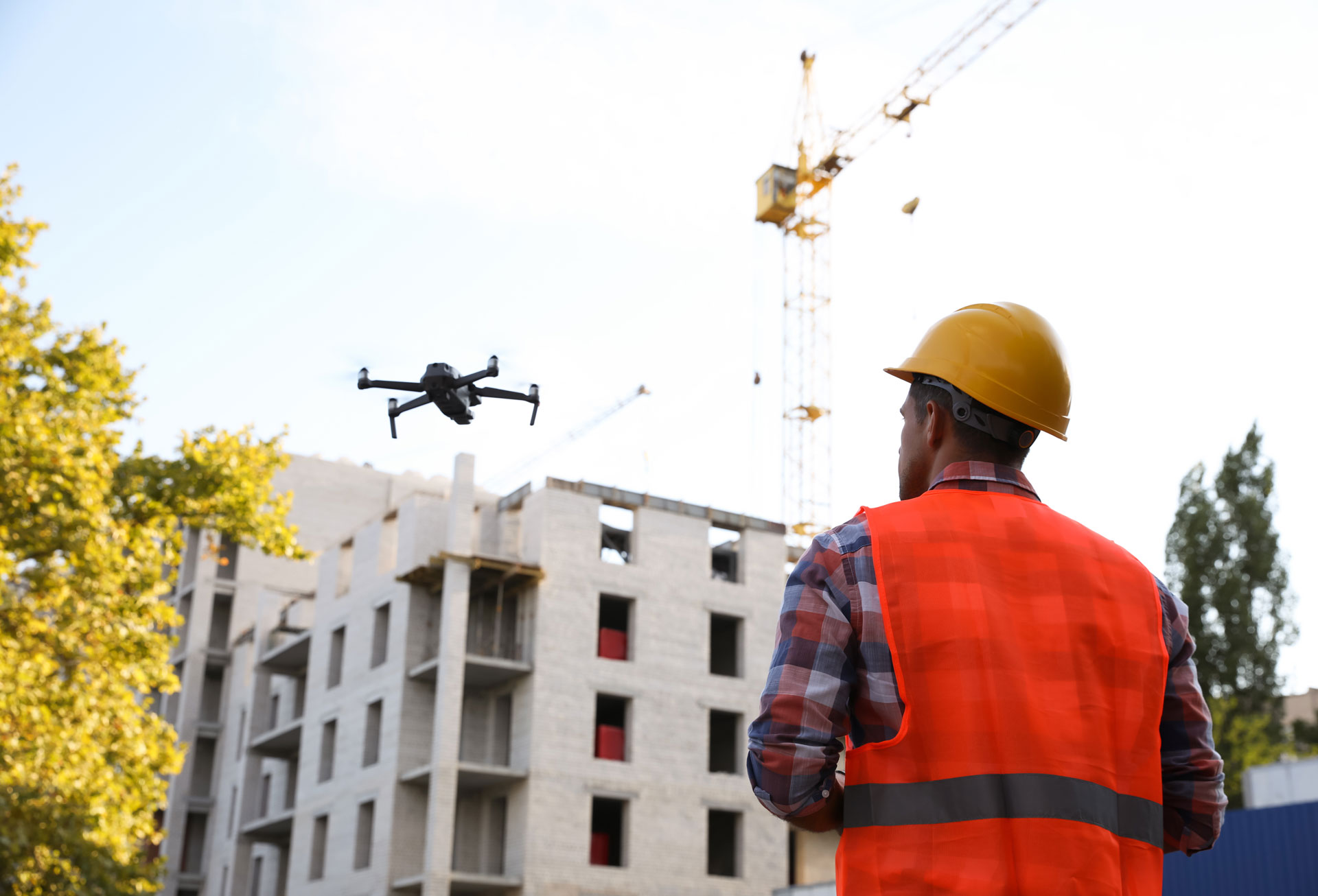 construction site inspector uses drone technology 2026 03 27 01 45 00 utc